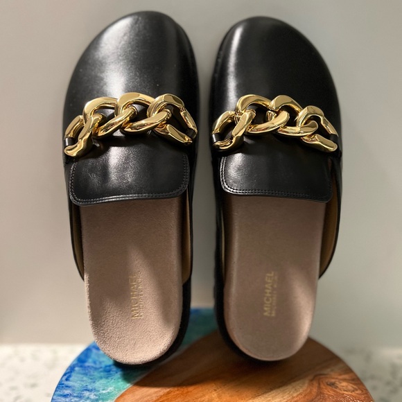 Michael Kors Shoes - NEW Michael Kors Slide Slip on “Mushroom” shoes. Size 9 Women